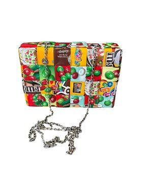 MITZ Handcrafted M&M Wrapper Crossbody Bag